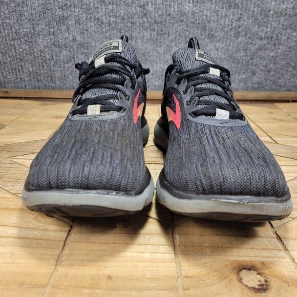 Brooks Pureflow 7 Womens Running Shoes Black Gray Red Athletic Sneakers‎ Size 9B - Picture 5 of 12